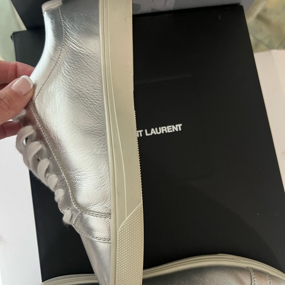 Andy low top Saint Laurent silver - Picture 8 of 8